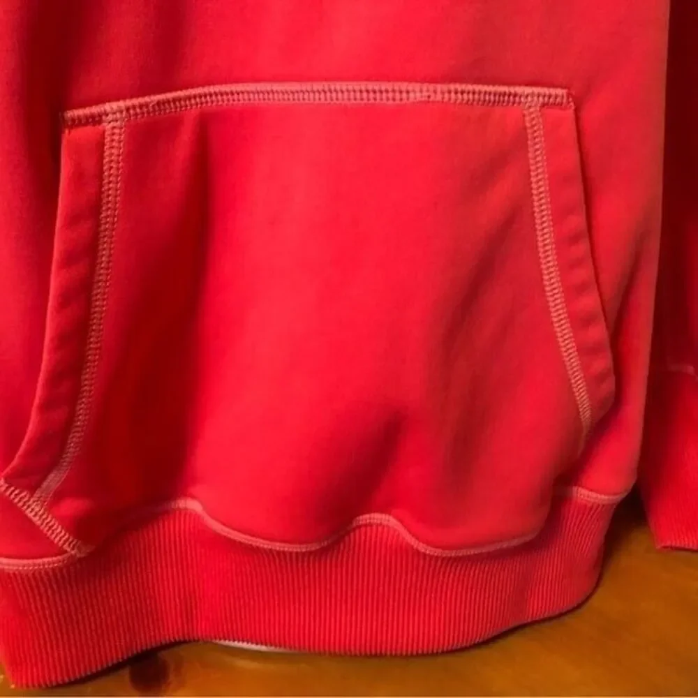 Nike Therma-Fit Womens's Large Salmon Bright Pink Hooded Long Sleeve Pullover‎